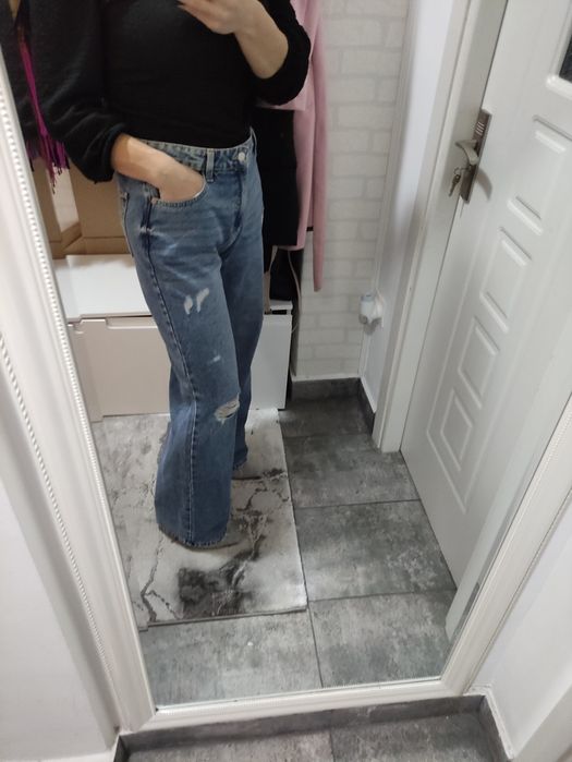 Blugi Denim Sinsay largi