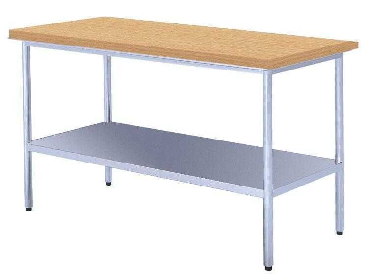 Кондитерский рабочий стол 1200х850х800 мм. Деревянная столешница