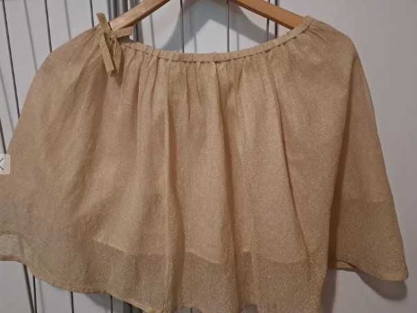 Fusta H&M din voal cu sclipici 40 cm L - ZECE lei