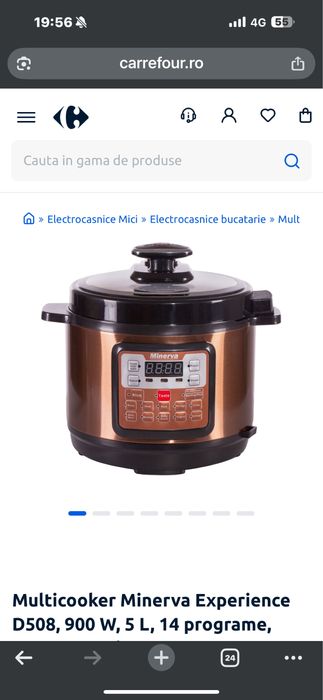 Multicooker ELECTRIC Minerva Experience D508/5L/900W/14 programe