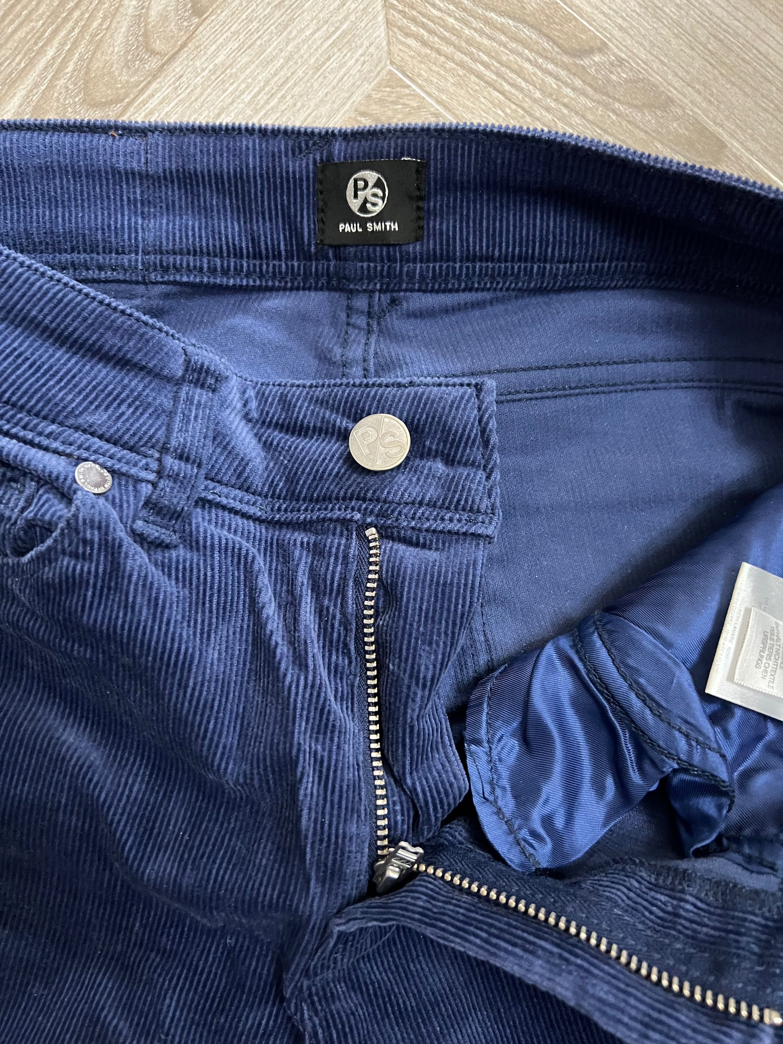 Шикарные брендовые вельветовые брюки, Paul Smith, 26 размер (S)