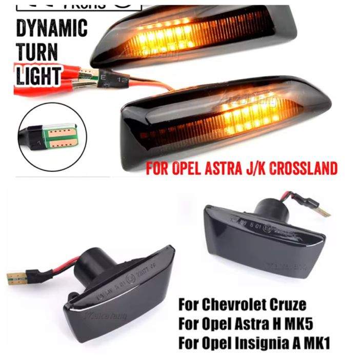 Semnalizari dinamice Opel Astra Corsa Insignia Zafira