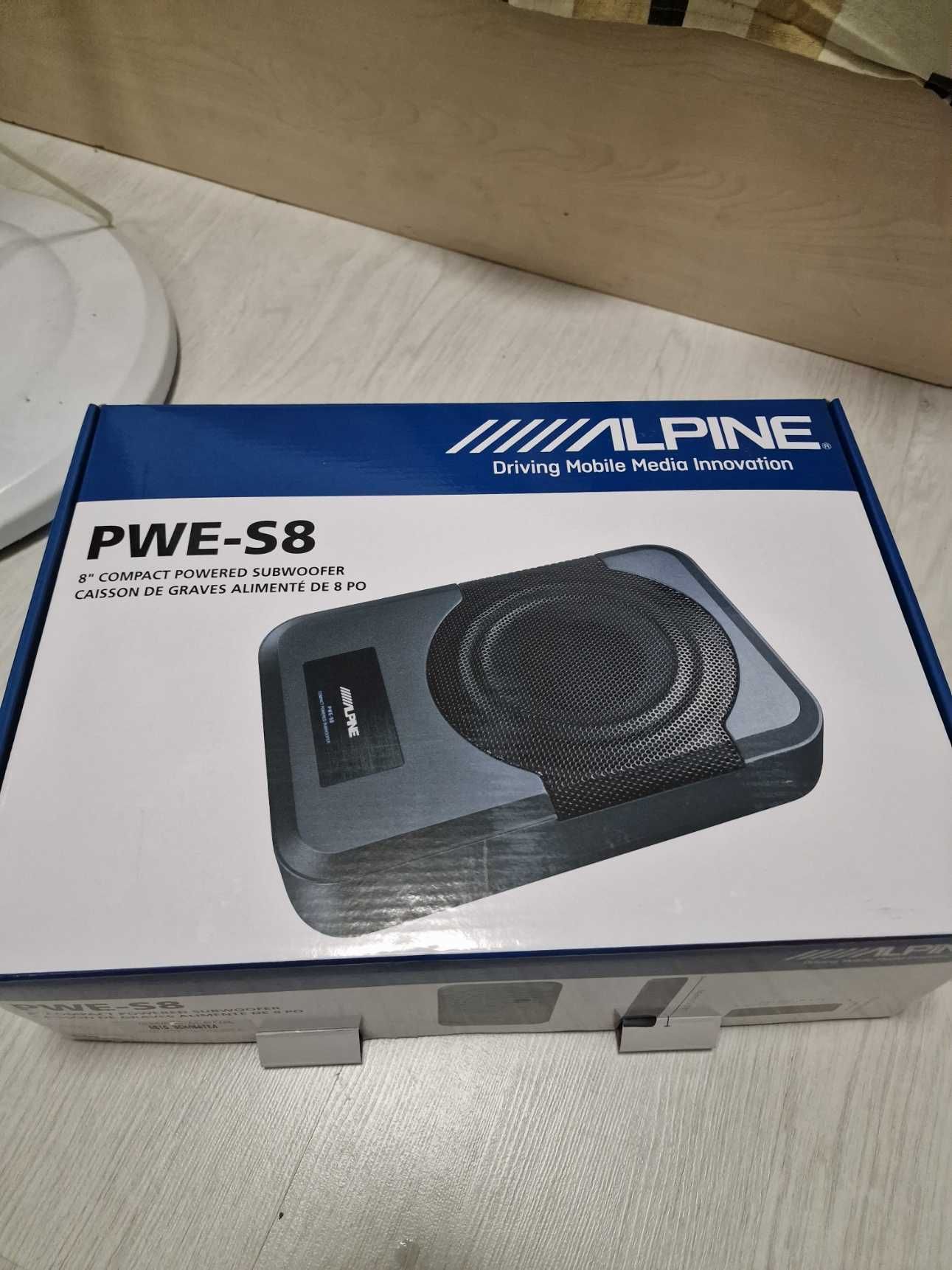 Alpine PWE-S8 (Гаранция 1г.9м) Активен буфер, Subwoofer, бас