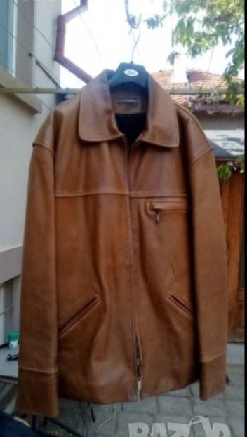 Мъжко яке от естествена кожа