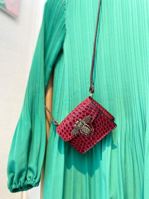 малка кожена чанта Мusette