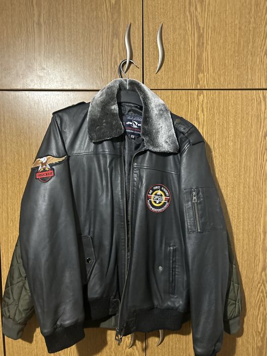 Geaca piele noua
