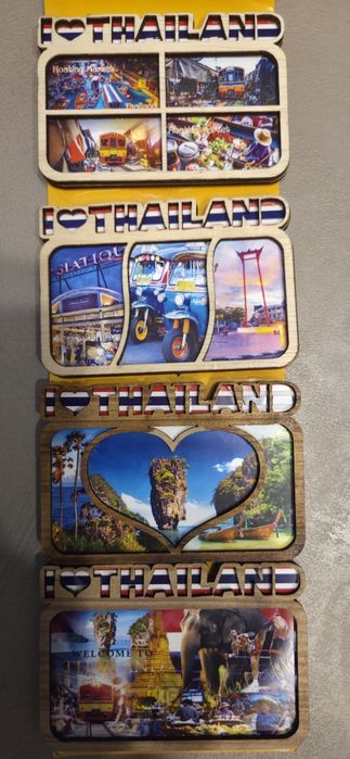 Vand/schimb magneti de frigider din Thailanda si Korea..Vezi 8 poze