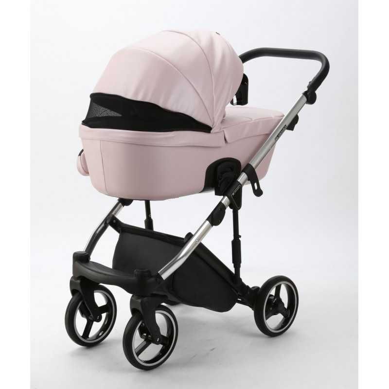 Carucior Bebelusi 3 in 1 Lumi Air Adamex Deluxe Roz ( kit complet )
