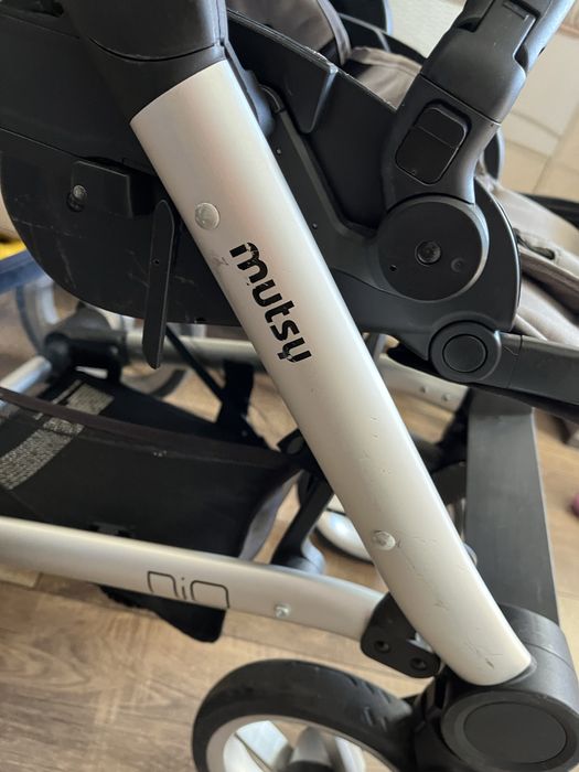 Детска количка Mutsy Nio North Sand с бебешки кош и лятна седалка