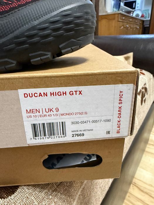 Трекинг обувки Mammut, Ducan High GTX