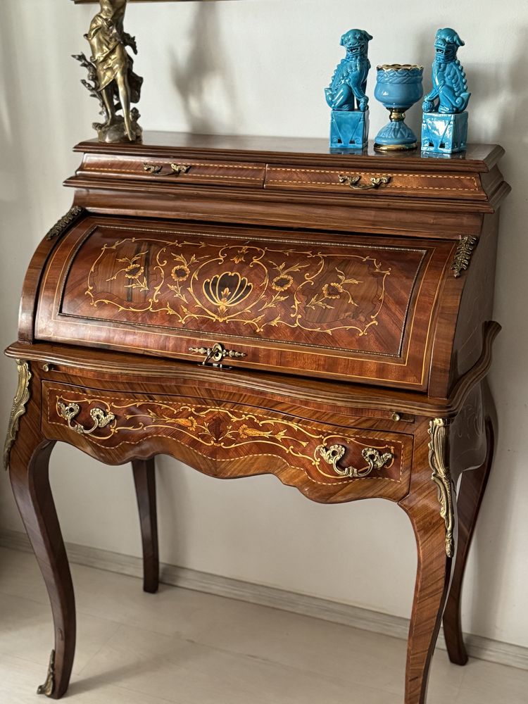 Comoda dulap birou secretaire baroc antic