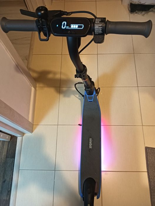 Trotineta electrica NINEBOT eKickScooter C2 Pro, 7 inch, negru-albastr