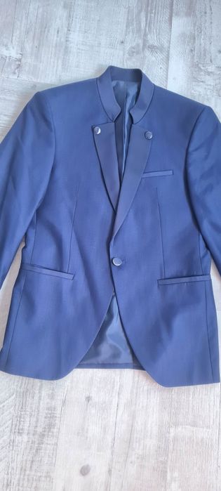 Costum elegant barbați bleumarin deschis mărimea 48