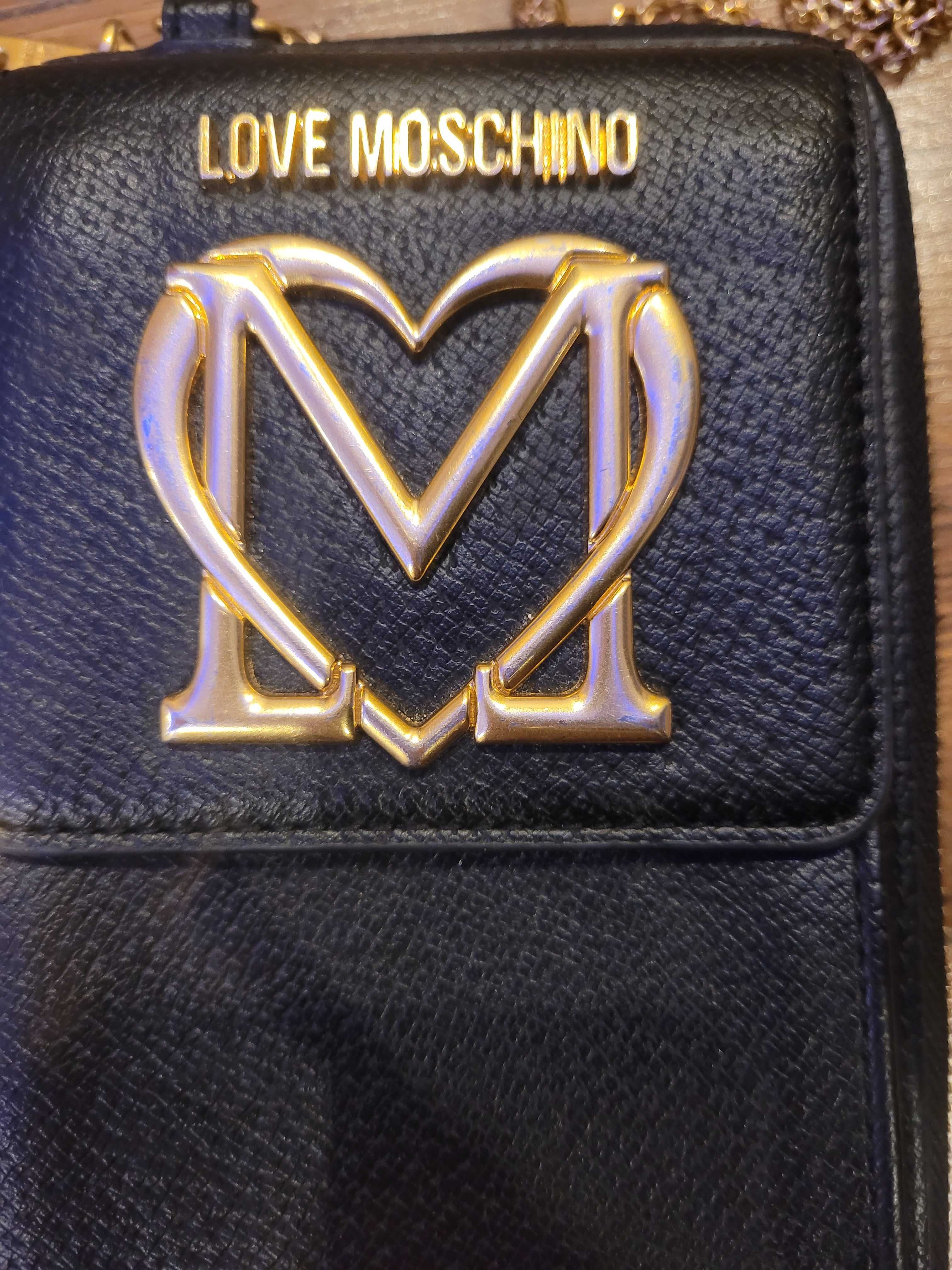 Портфейл чанта на Moschino. Еко кожа,