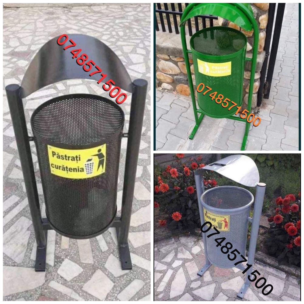 Coșuri pentru gunoi / mobilier stradal