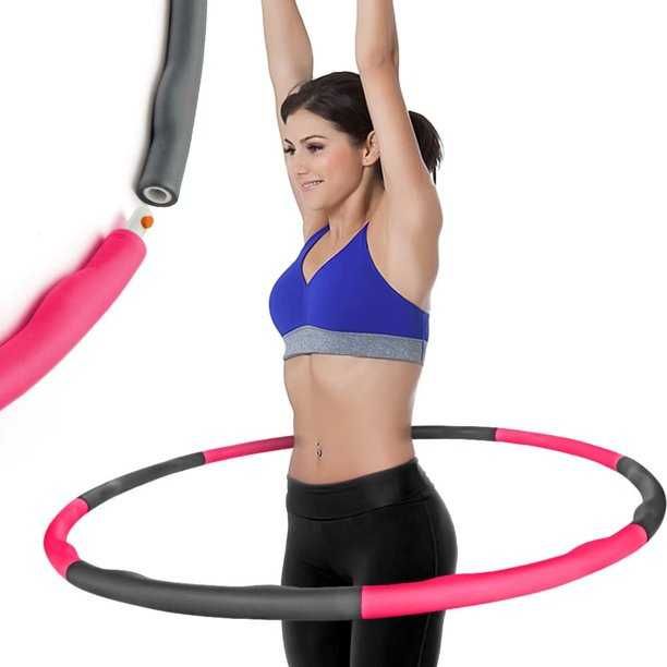 Фитнес масажен обръч за отслабване Hula Hoop, 96 см. и 98см. с магнити