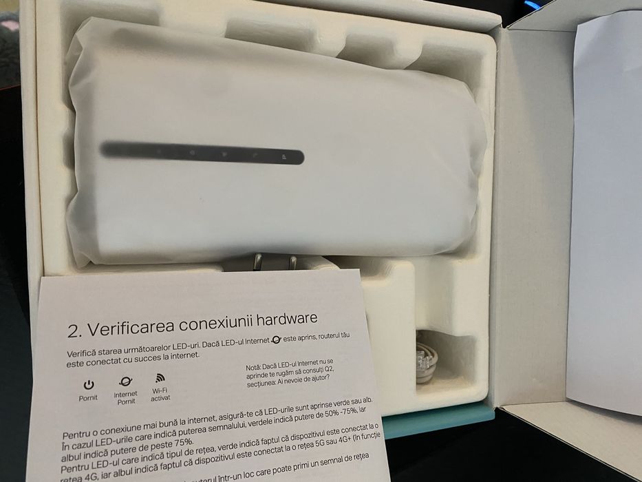 Router Tp link NX510v 5G cu slot de SIM