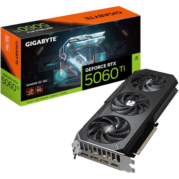 Видео карта Gigabyte GeForce RTX 5060 Ti GAMING OC 16G