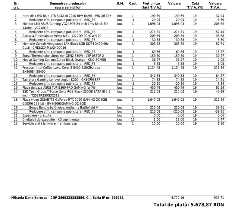 PC GAMING stare perfectă
