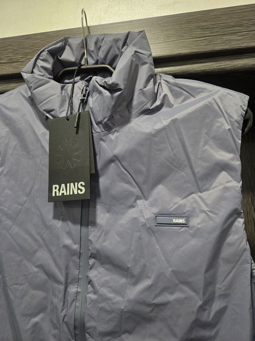 Елек Rains Padded Nylon Vest 15460 SLATE в сиво с преходна изолация