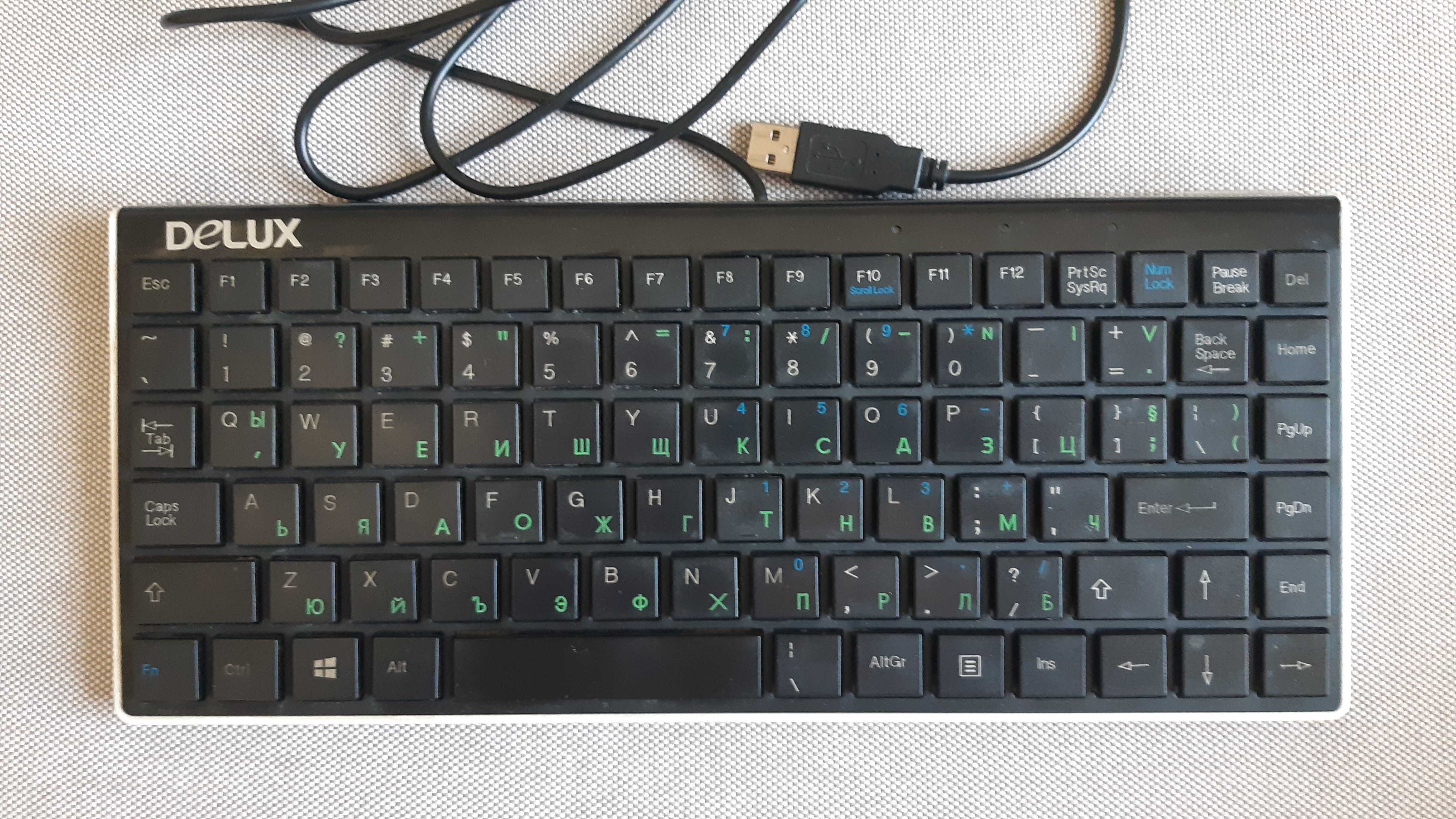 Мини клавиатура за компютър, Delux, USB