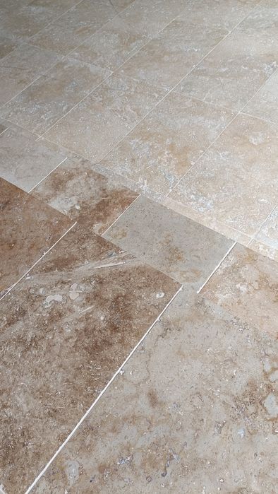 Travertin. Travertin mixt antichizat 1.2 40x60 piatra naturala
