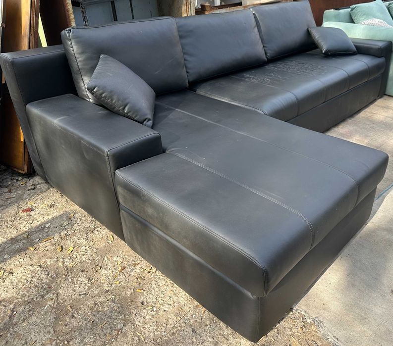 Canapea Extensibila tip Coltar 2,90 m; Pat cu Saltea 240x160 cm