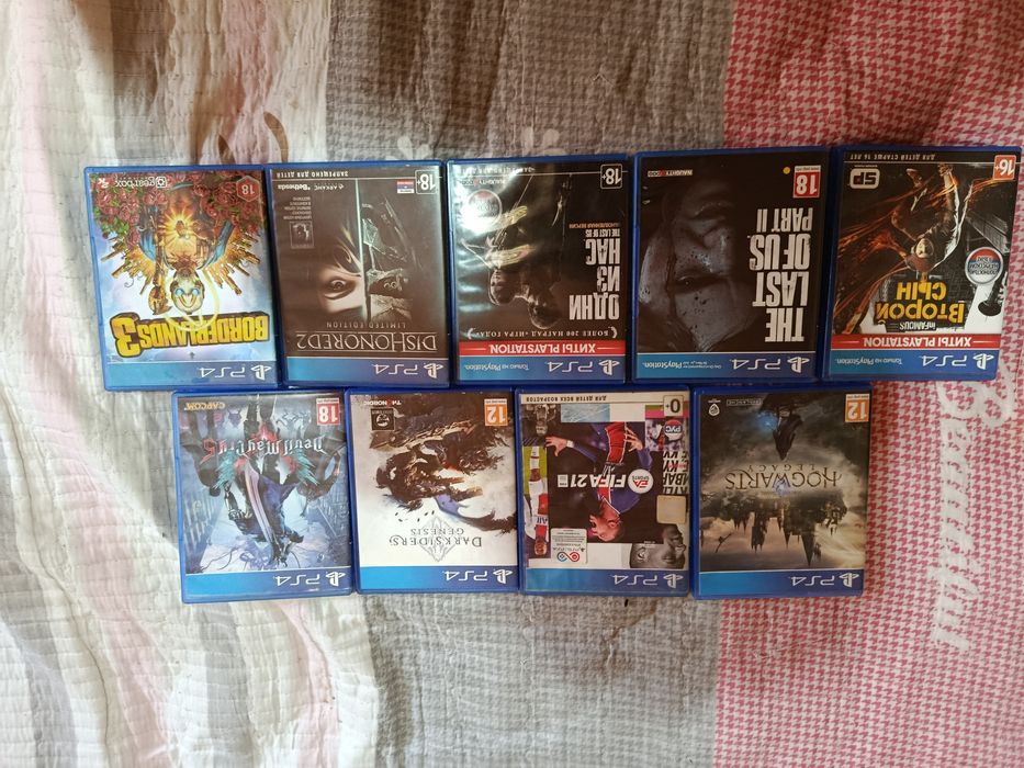 Продам или обменяю лицензионные диски на ps4