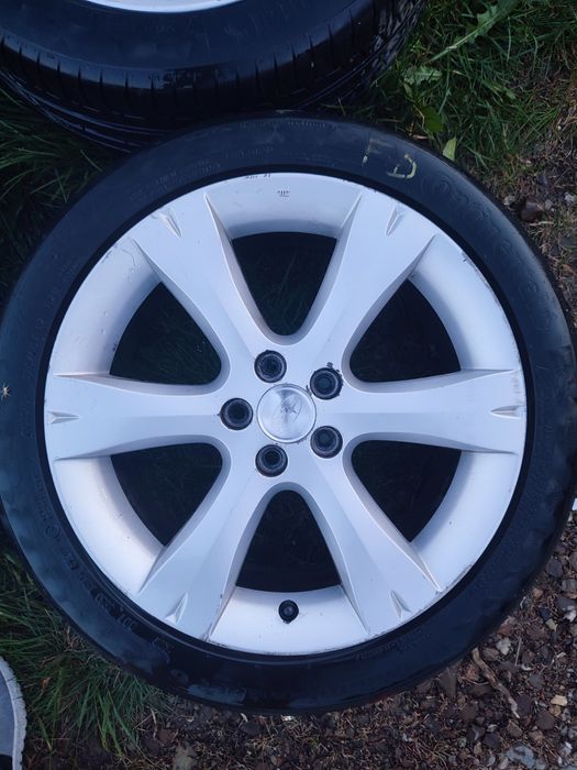Jante 17 5x100, roti continental 215/45/17 Subaru Legacy