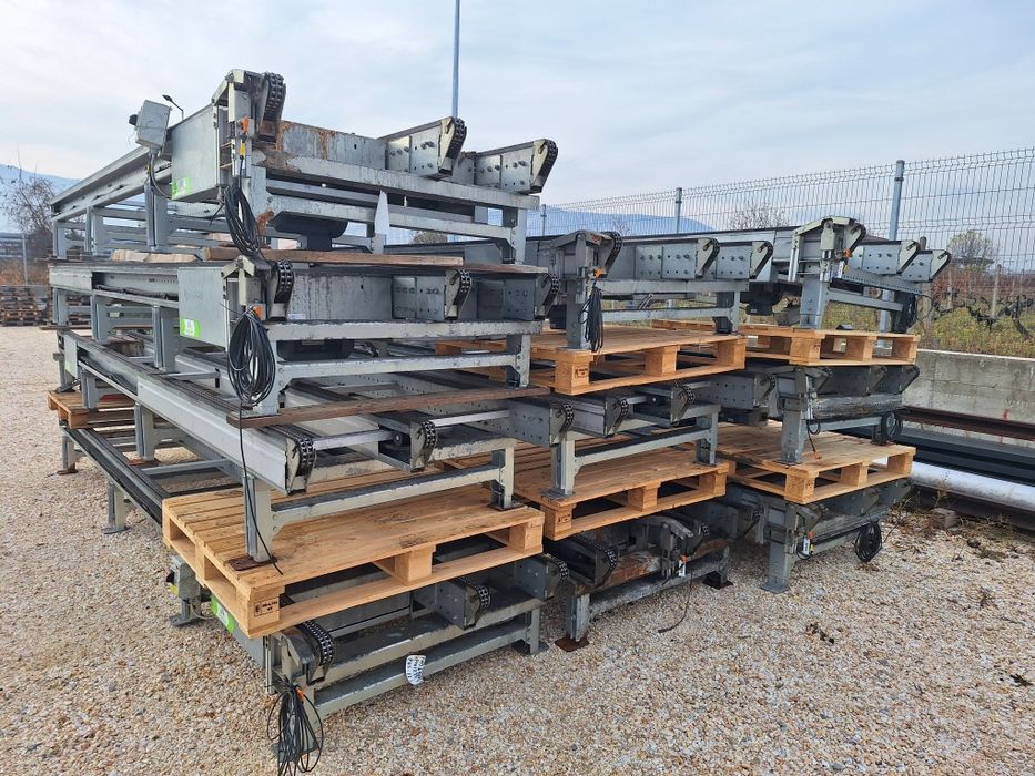 Транспортьори за палети,палетни транспортьории