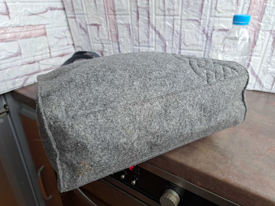 дамска чанта,Stefanel,текстилна сива торба