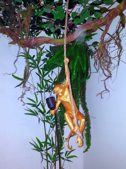 Lampa, candelabru, veioza, aplica art deko kare maimuta gold