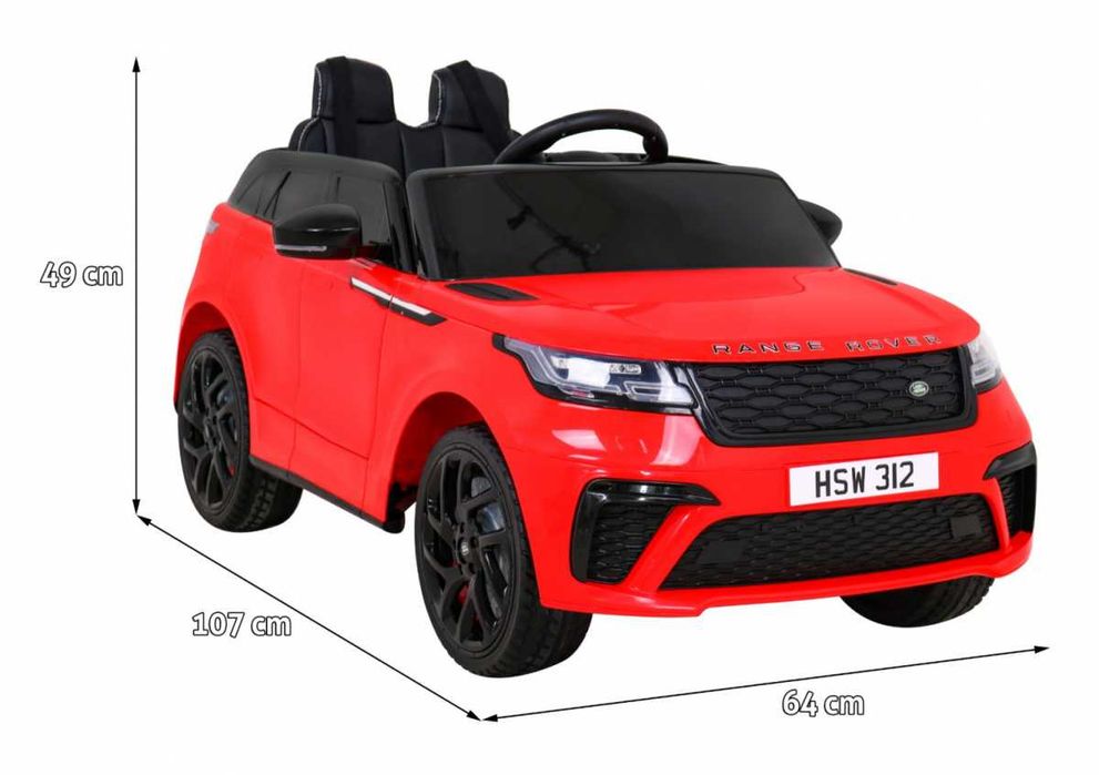 Masinuta electrica Autokids Range Rover Velar 12V 1-5 ani (2088) Rosu