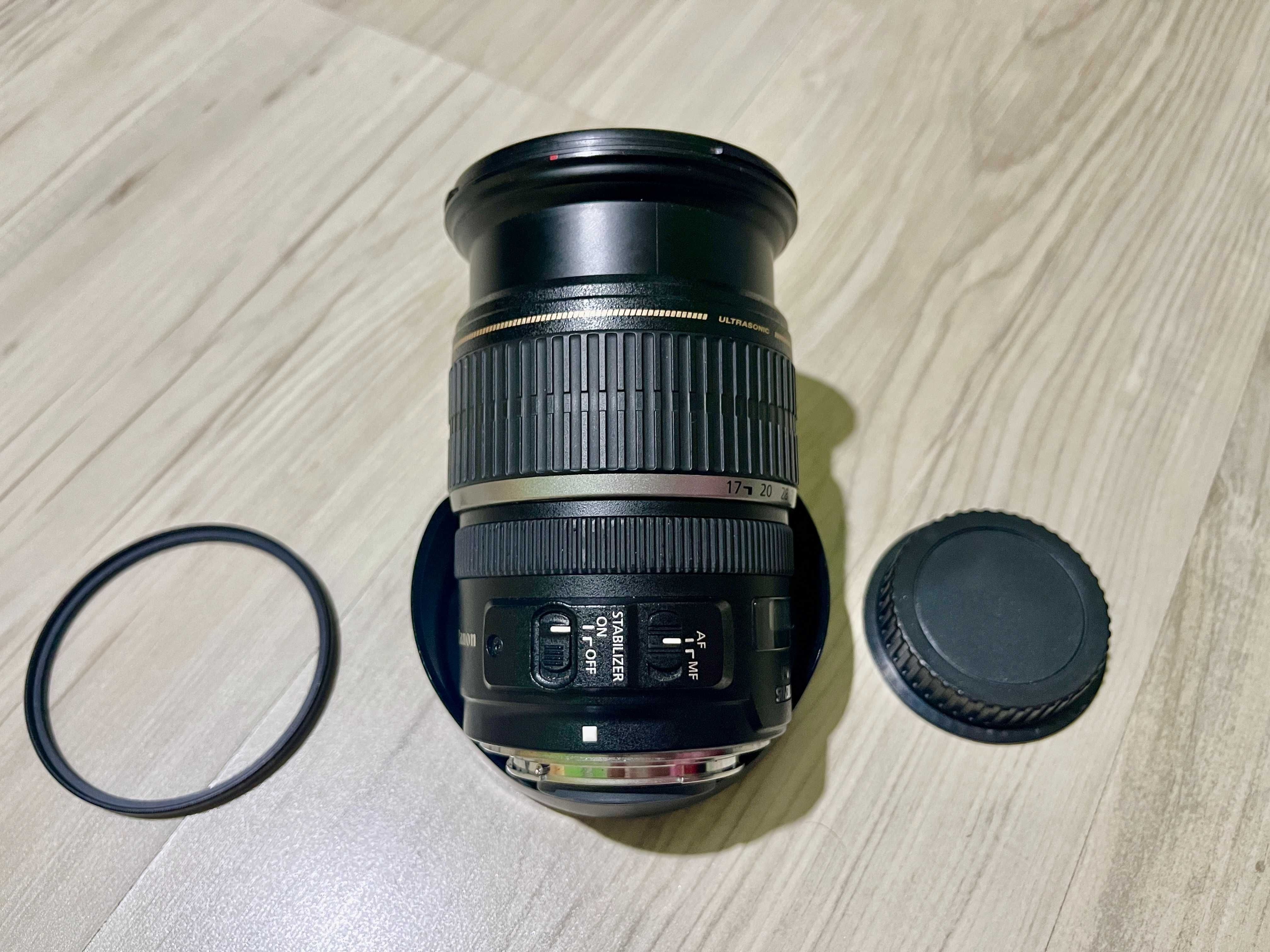 Obiectiv Canon EF-S 17-55 mm f 2.8 USM IS Crop