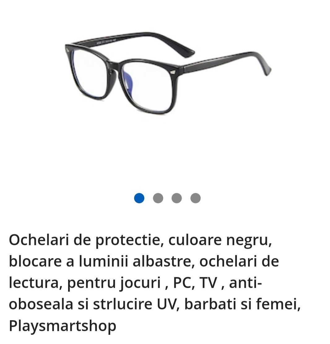 Ochelari de protecție lumina albastra și UV