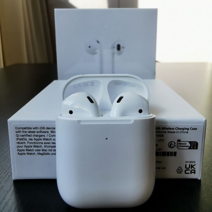 AIRPODS Generatia 2/Gen2/Wireless/Sigilate/Noi  + HUSA GRATUITA