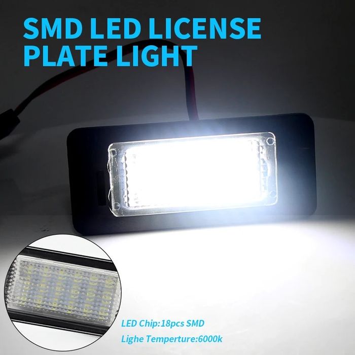 Set Lampi LED pentru numarul de inmatriculare Audi, Vw, Seat, Porsche