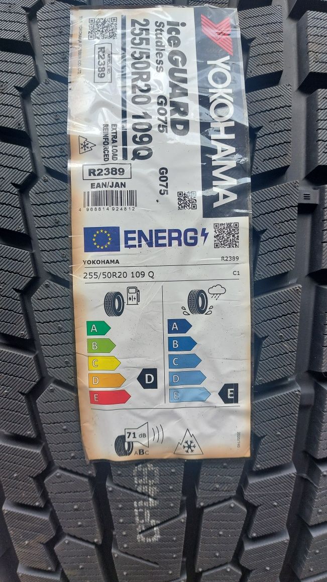 Зимни гуми 255/50/20 Yokohama Ice Guard 4 броя