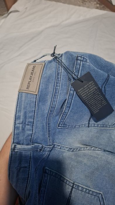 Blugi replay albastri