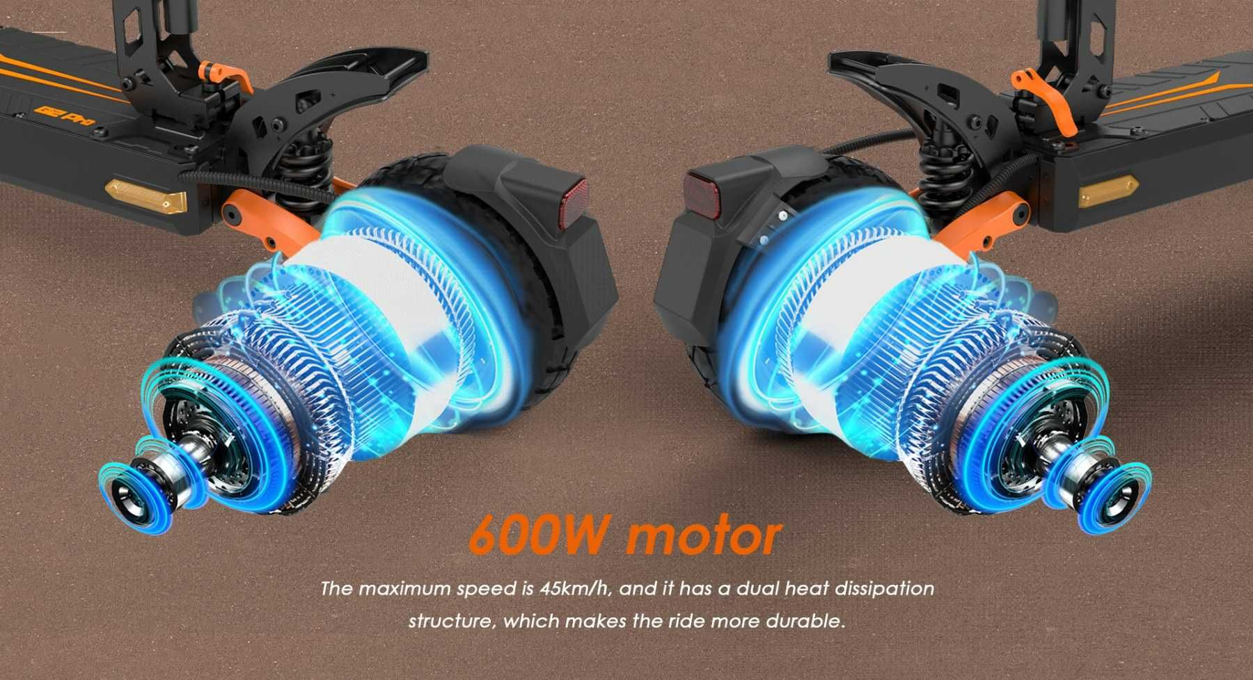 Електрически скутер/тротинетка със седалка KuKirin G2 PRO 600W 15AH