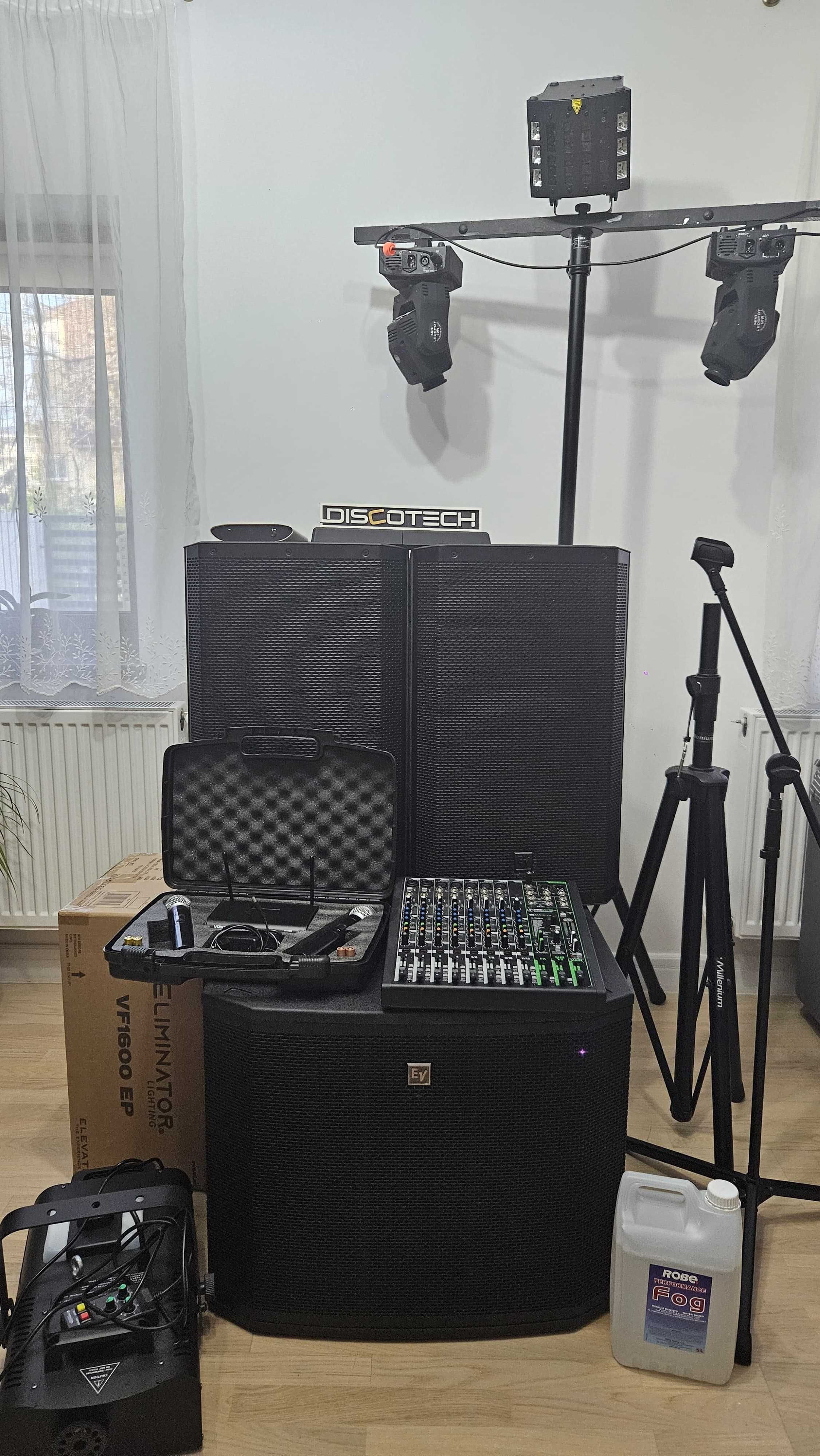 Inchiriere muzica Sonorizare boxe audio Lumini efecte Evenimente major
