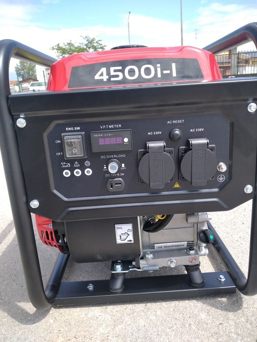 3,5 kW Инверторен бензинов генератор агрегат за ток 2023 нов модел