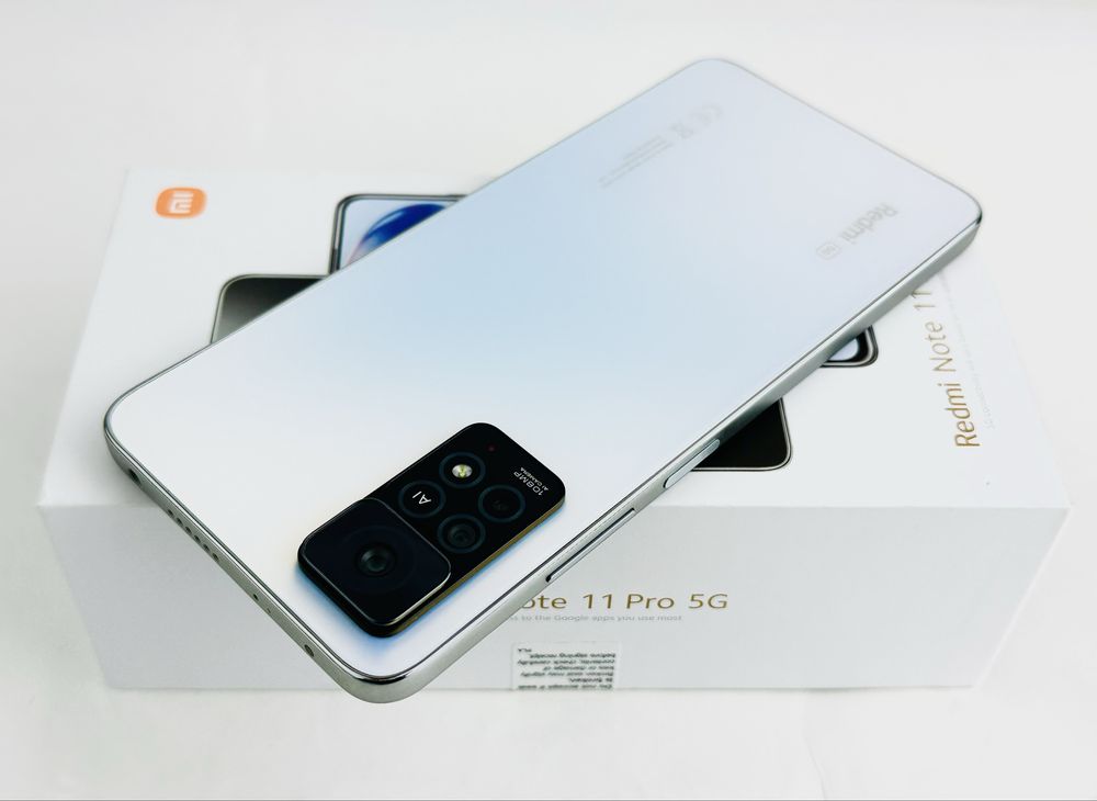 Xiaomi Redmi Note 11 Pro 5G 128GB 6RAM White Перфектен! Гаранция!