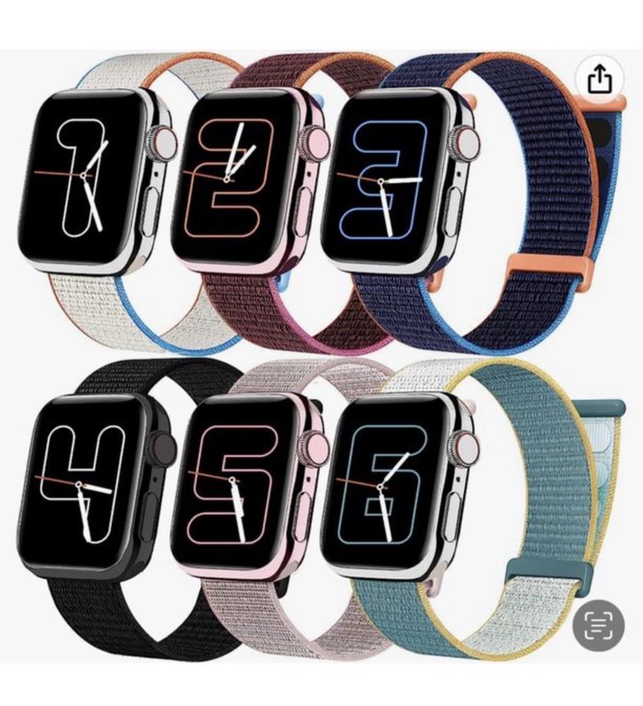Curea Direct Nylon Style Ceas Apple Watch Husa Folie Silicon