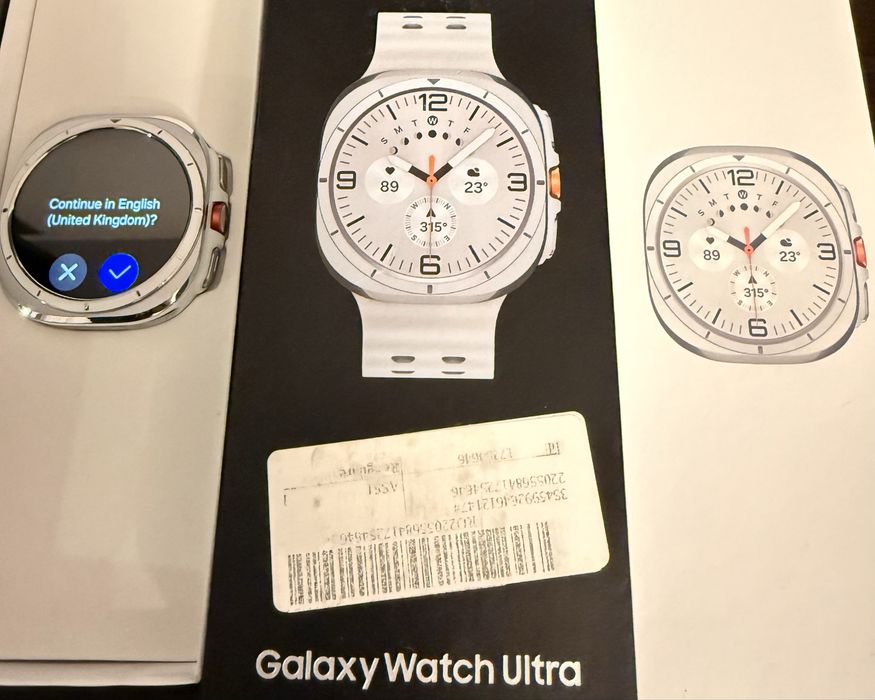 Samsung Galaxy Watch Ultra Titanium white impecabil, garantie eMag '27
