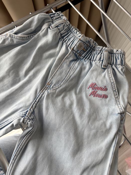 Blugi fete H&M Minnie 128 cm 7-8 ani