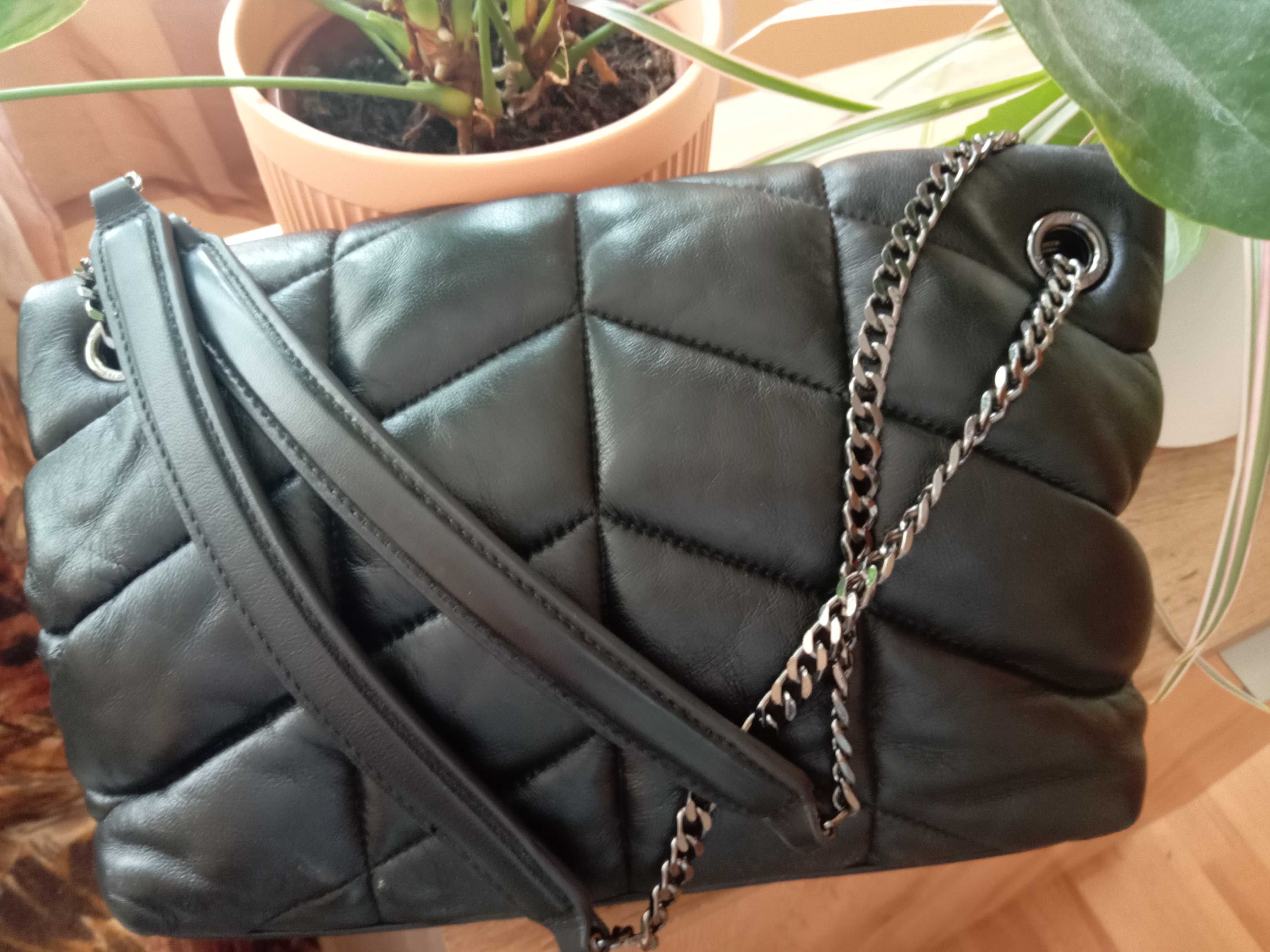 Дамска чанта YSL естествена кожа