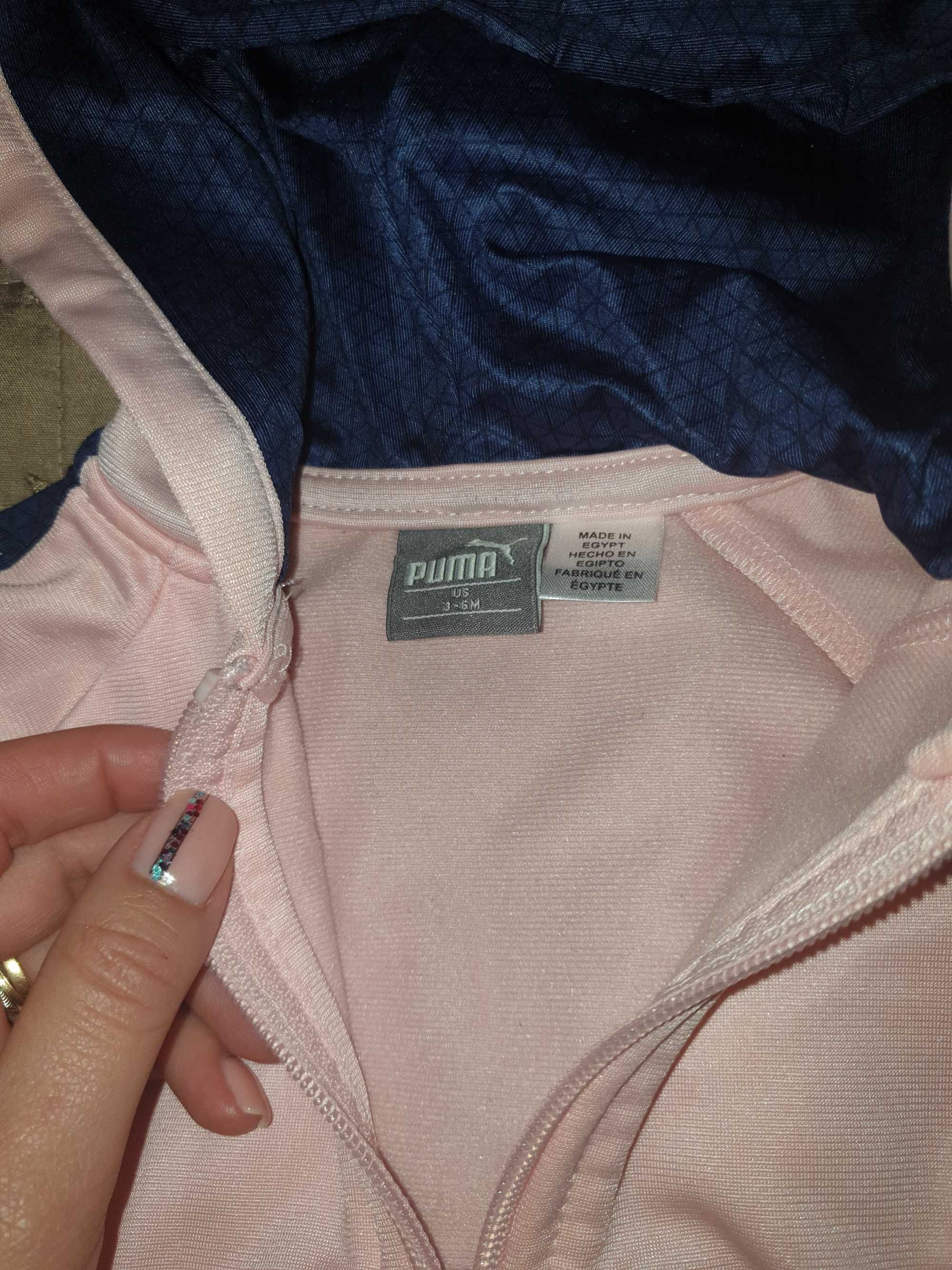 3-6 месеца пролетно яке h&m ,  puma екип , ромпър guess , бодита nex