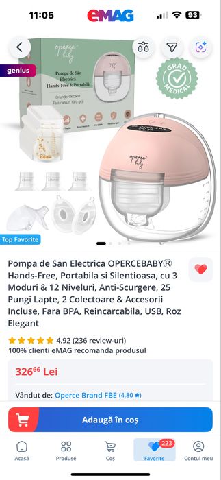 Set pompe san operce baby