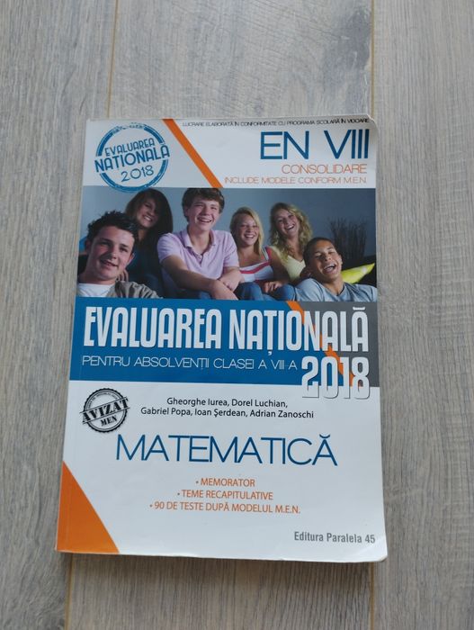 Vand culegere matematica EN clasa a 8-a